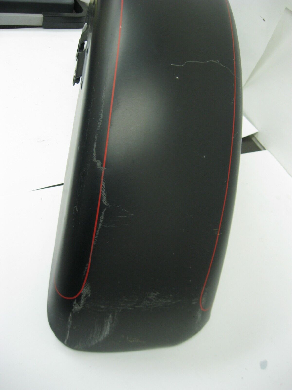 Harley Davidson ROAD GLIDE Front Fender Black Denim Red Strip P/N 59103-10DBN