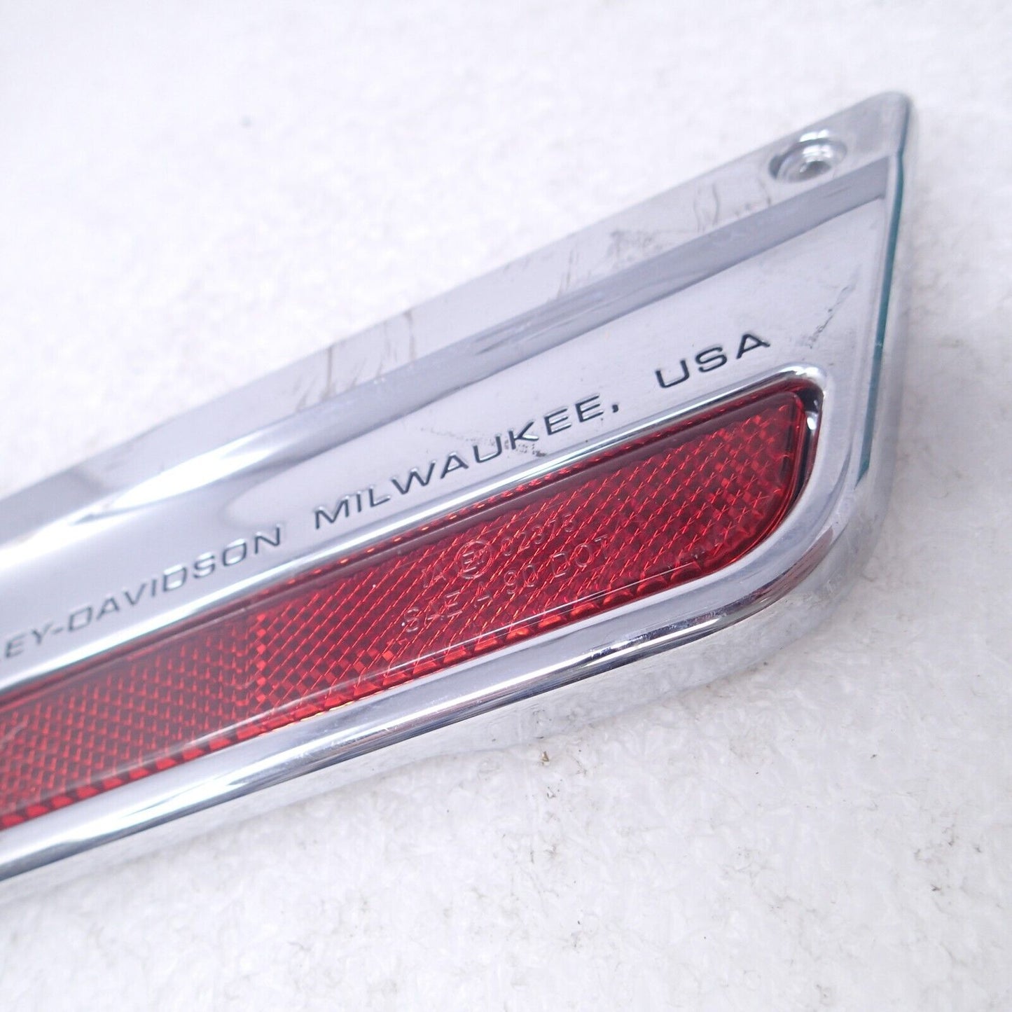 13 Harley Electra Glide Ultra Limited Saddlebag Latch Faceplate CHROME 90601-93A