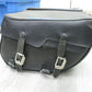 HARLEY DAVIDSON OEM - 84-17 Fatboy Leather Panniers Saddlebags 91539-00 91538-00