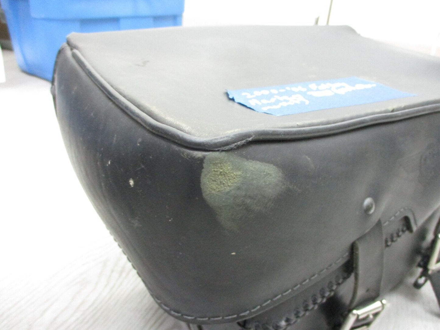 HARLEY DAVIDSON OEM - 84-17 Fatboy Leather Panniers Saddlebags 91539-00 91538-00