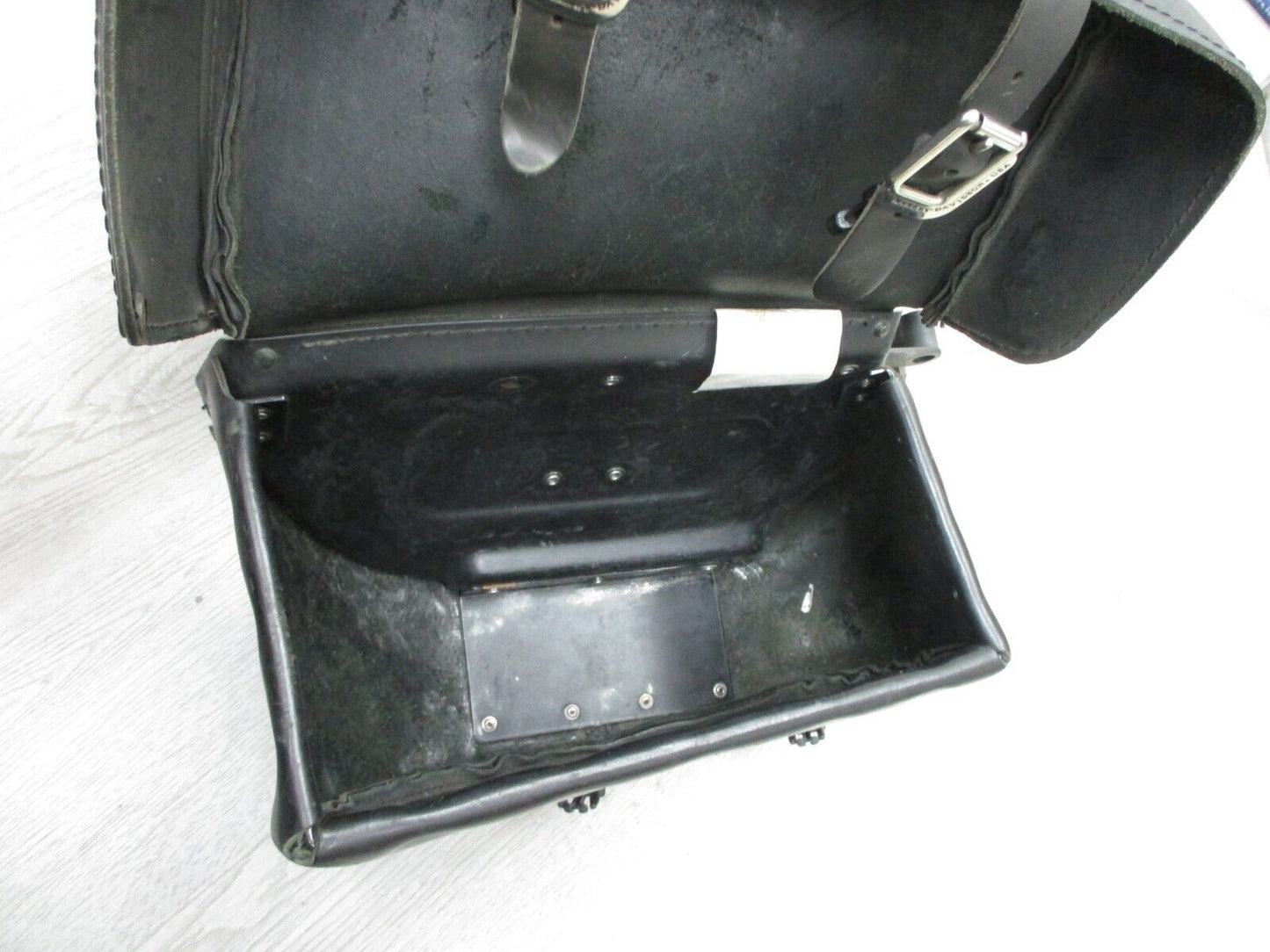 HARLEY DAVIDSON OEM - 84-17 Fatboy Leather Panniers Saddlebags 91539-00 91538-00