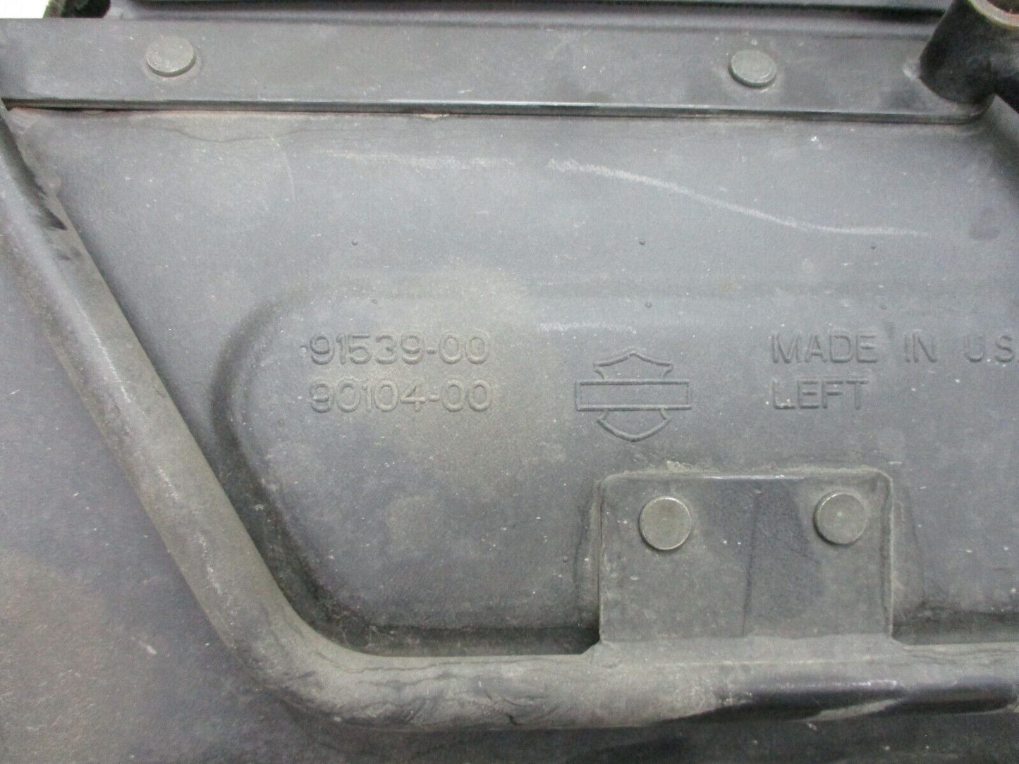 HARLEY DAVIDSON OEM - 84-17 Fatboy Leather Panniers Saddlebags 91539-00 91538-00