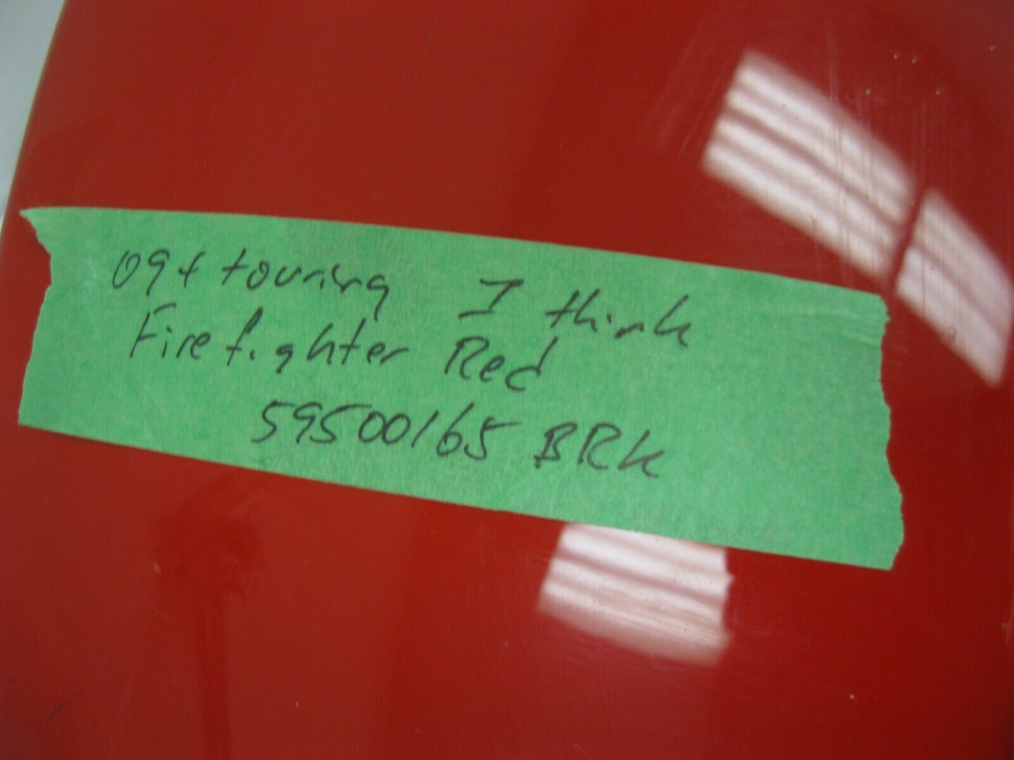 REAR FENDER '14 Harley Davidson FLHX STREET GLIDE Firefighter Red 59500165BRK