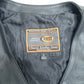 Mens Leather Vest With Concealed Pockets Side Laces Solid Back First Classics