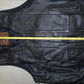 Mens Leather Vest With Concealed Pockets Side Laces Solid Back First Classics