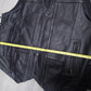 Mens Leather Vest With Concealed Pockets Side Laces Solid Back First Classics