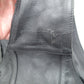 Mens Leather Vest With Concealed Pockets Side Laces Solid Back First Classics