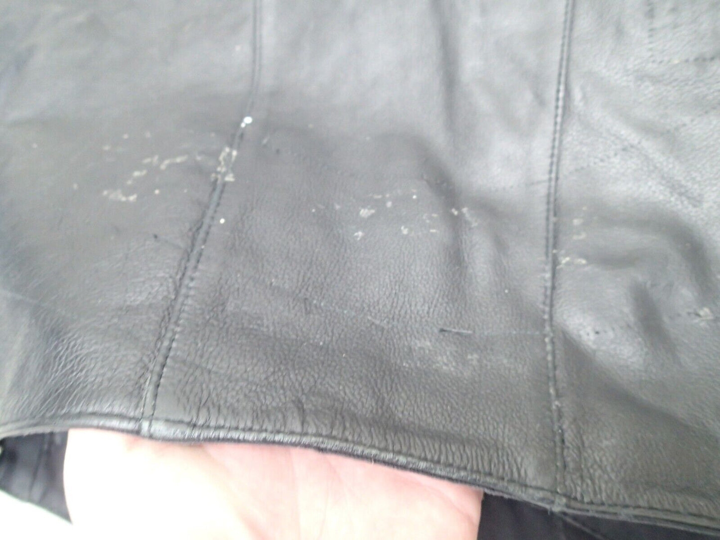 Mens Leather Vest With Concealed Pockets Side Laces Solid Back First Classics