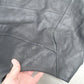 Mens Leather Vest With Concealed Pockets Side Laces Solid Back First Classics