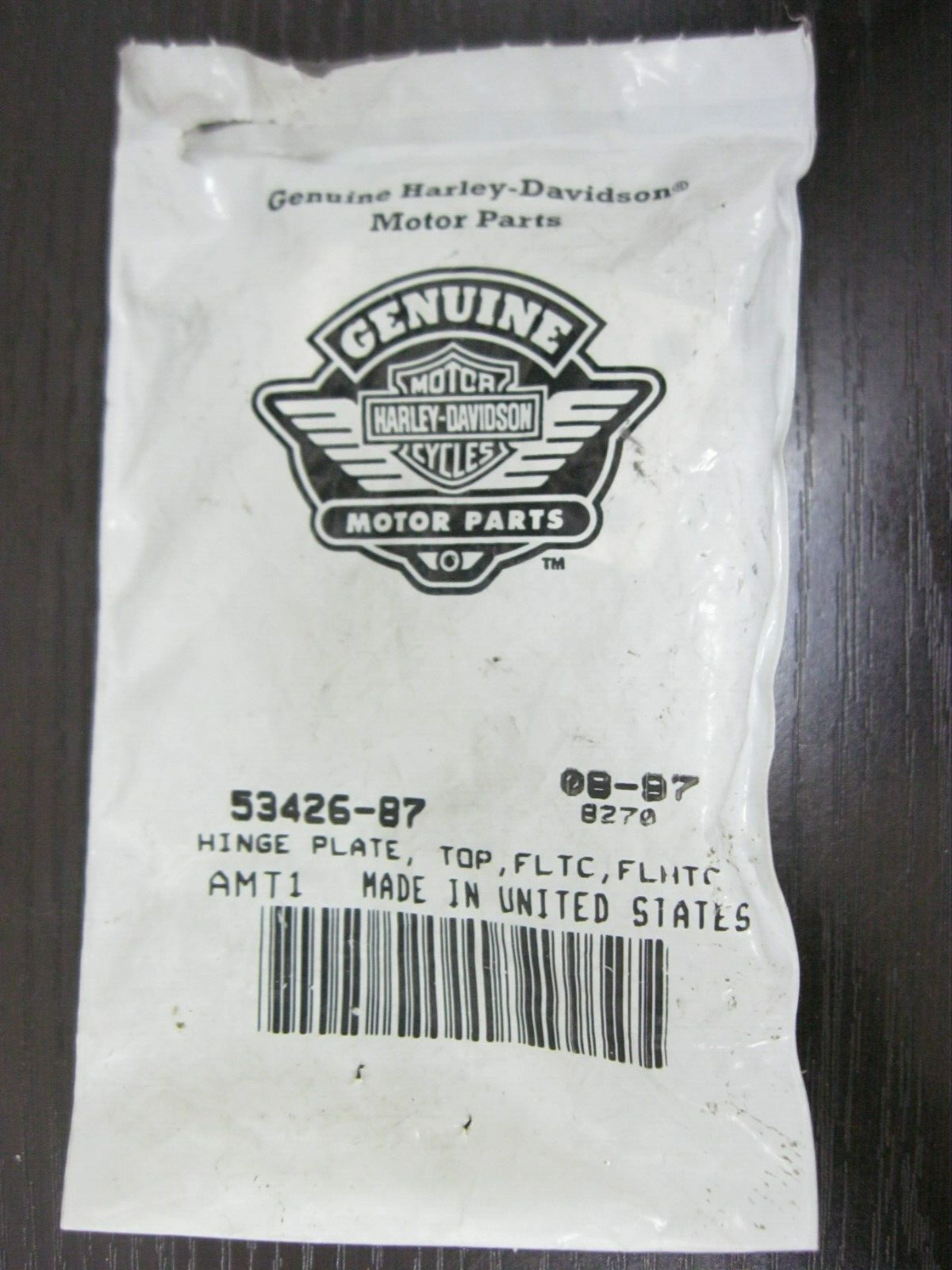 Harley-Davidson OEM 91-13 Touring Tour-Pak Hinge Plate 53426-87