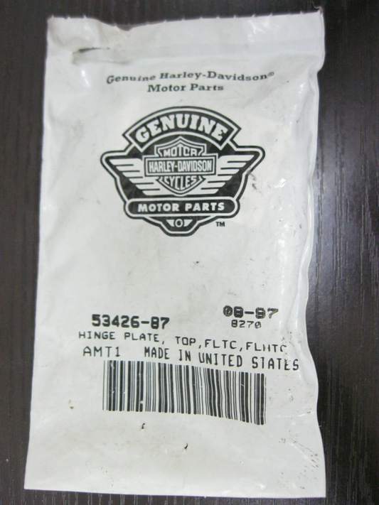 Harley-Davidson OEM 91-13 Touring Tour-Pak Hinge Plate 53426-87