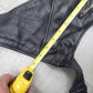 VTG Motorcycle Riding Pants Leather Men's Black Leather Chaps Biker Riding