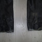 VTG Motorcycle Riding Pants Leather Men's Black Leather Chaps Biker Riding
