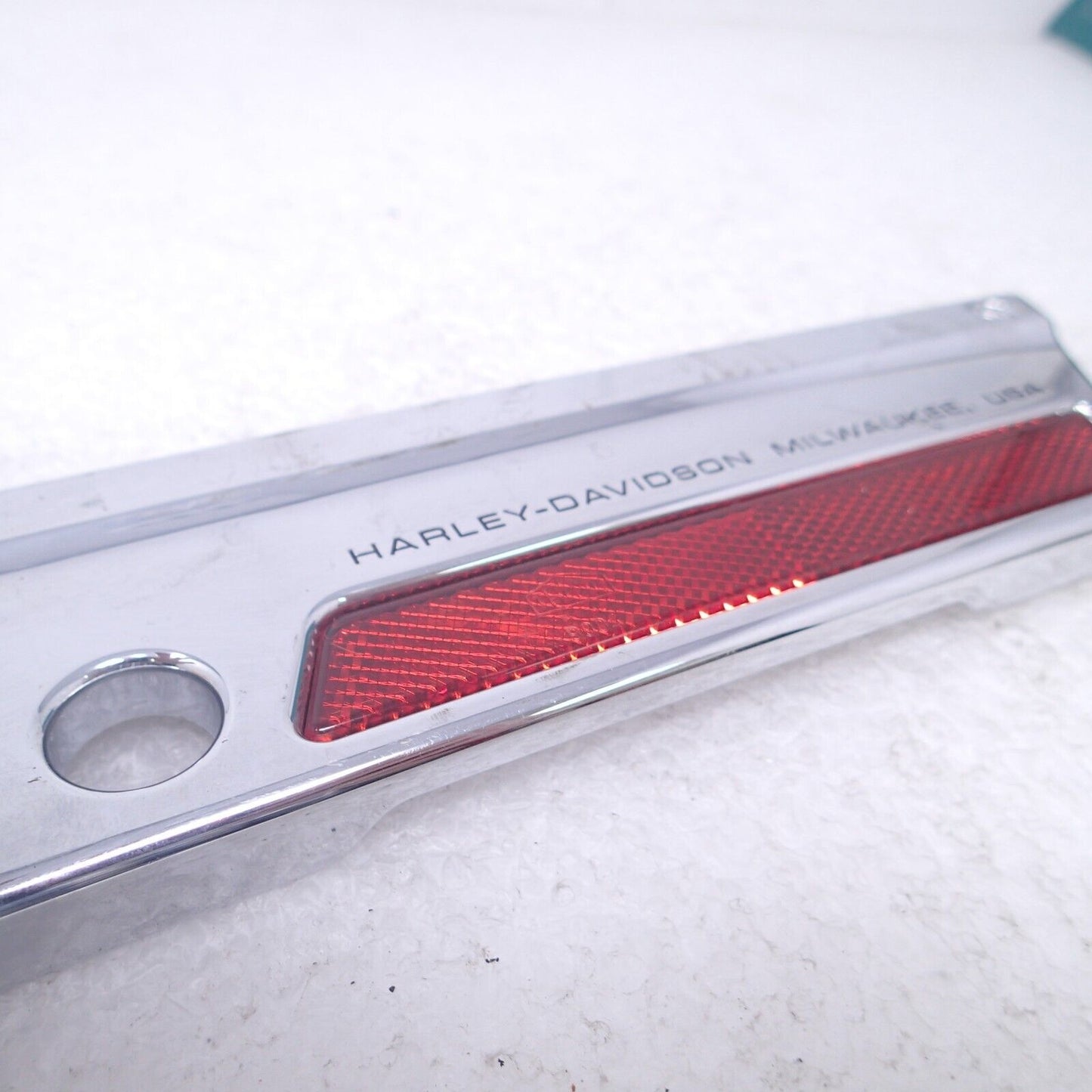 13 Harley Electra Glide Ultra Limited Saddlebag Latch Faceplate CHROME 90601-93A