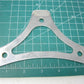 Harley Davidson OEM Chrome Passenger Back Rest Pad Bracket 52565-94