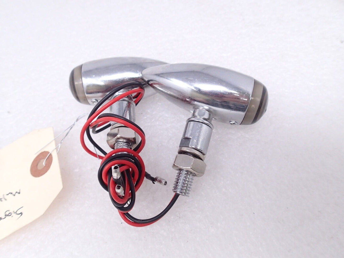 Bullet 12V Motorcycle Turn Signal Lights Taillights Side Marker Lamps (PAIR)