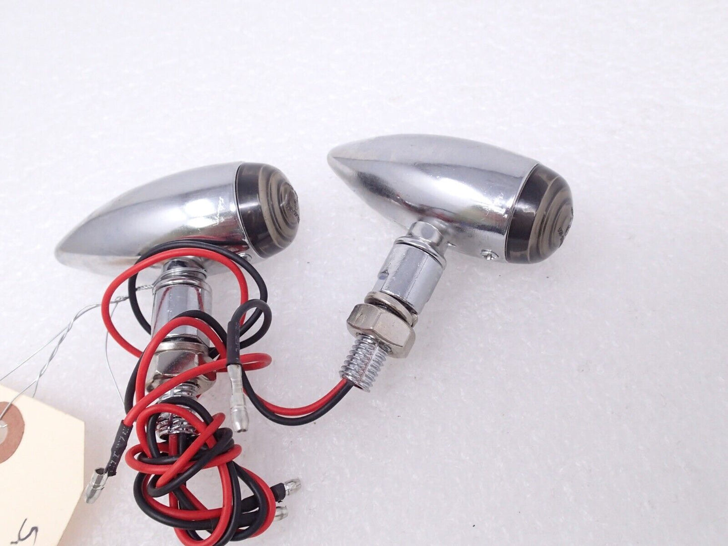 Bullet 12V Motorcycle Turn Signal Lights Taillights Side Marker Lamps (PAIR)