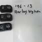 Harley-Davidson OEM Light Switch Housing Buttons Cap (SET 3 pcs)