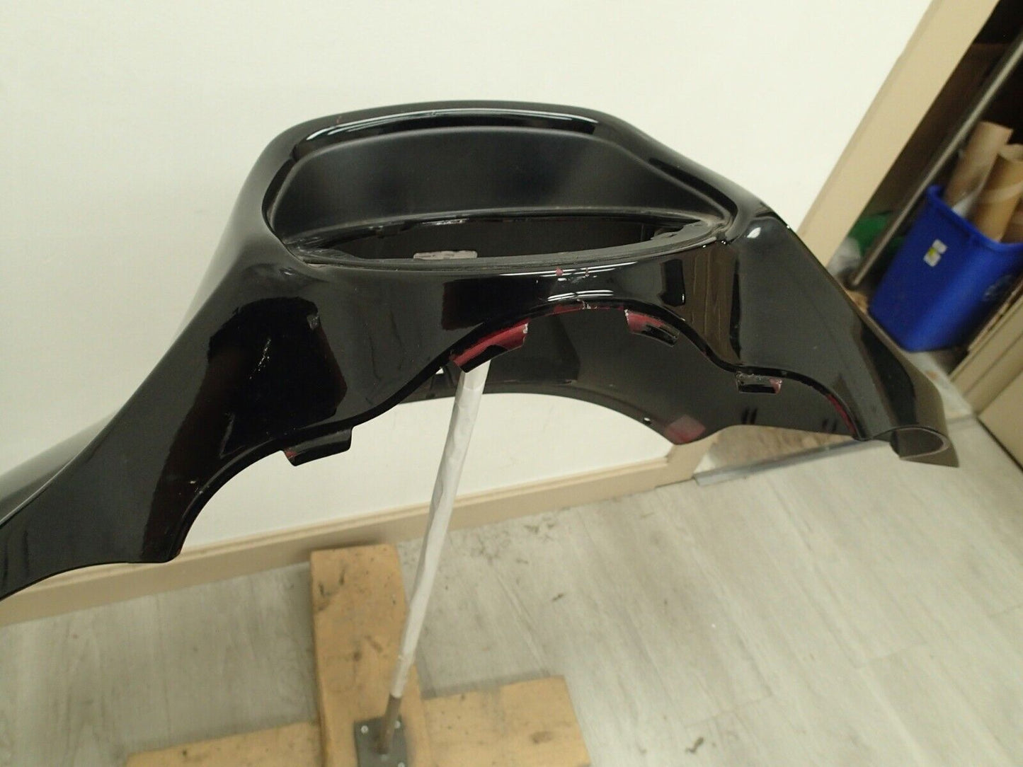 14-23 Harley Davidson Touring OEM Outer Batwing Fairing BLACK DENIM 57000016