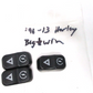 Harley-Davidson OEM indicator Switch Housing Buttons Cap Big Twin '96-13 3pcs