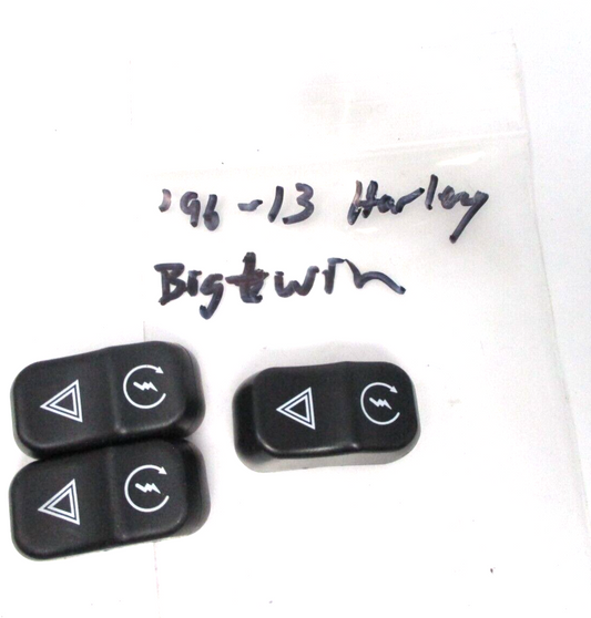 Harley-Davidson OEM indicator Switch Housing Buttons Cap Big Twin '96-13 3pcs