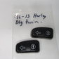 Harley-Davidson OEM Light Switch Housing Buttons Cap Big Twin '96-13 SET 2