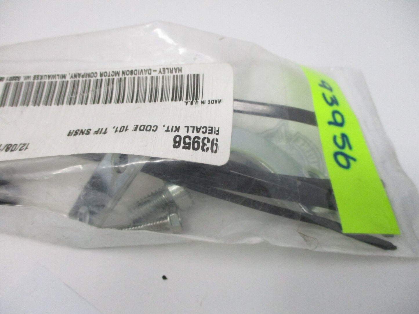 NOS Genuine Harley Davidson Tip Sensor Vapor Valve 93956