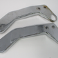 Chrome Passenger Foot Peg Bracket Covers for 1994-95 FXD Dynas
