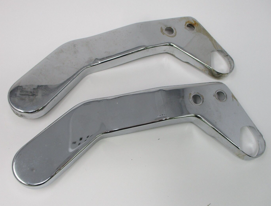 Chrome Passenger Foot Peg Bracket Covers for 1994-95 FXD Dynas