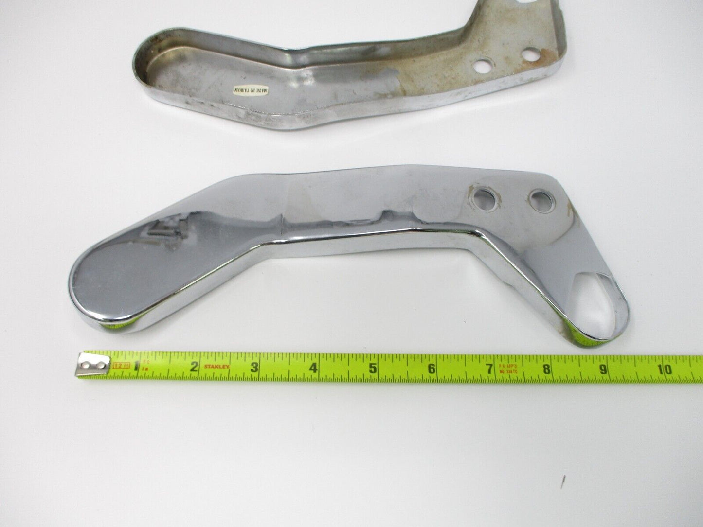 Chrome Passenger Foot Peg Bracket Covers for 1994-95 FXD Dynas