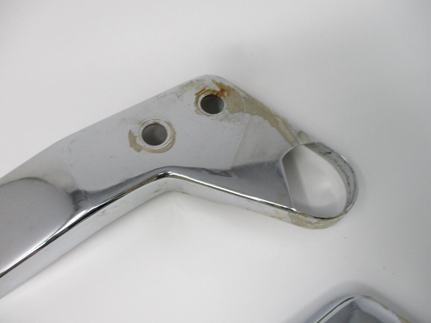 Chrome Passenger Foot Peg Bracket Covers for 1994-95 FXD Dynas