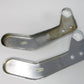 Chrome Passenger Foot Peg Bracket Covers for 1994-95 FXD Dynas