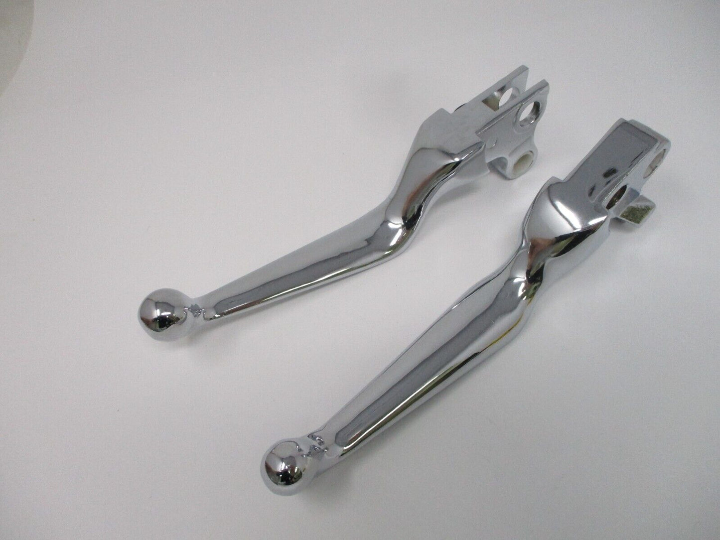 Harley Davidson CHROME LEVER SET Fits  model 1996-UP REPLS OEM 45075-96 111436