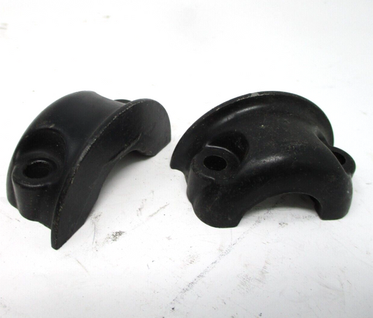 SET 2pcs DRAG SPECIALTIES 0615-0274 CLAMP HALF BLACK FOR 08-19 FLT PAir
