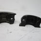 SET 2pcs DRAG SPECIALTIES 0615-0274 CLAMP HALF BLACK FOR 08-19 FLT PAir