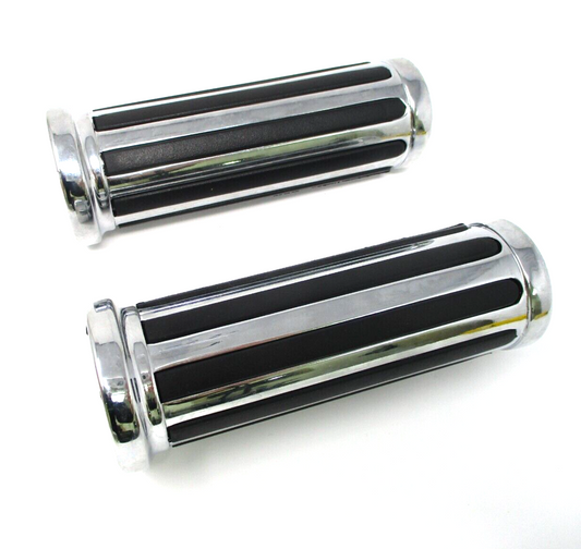 EMGO BUFFALO GRIPS  150mm Slotted Rubber Motorcycle Grips 1" 42-90955