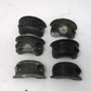 6-Drag Specialties Black Clutch or Brake Control Clamp Halves for Harley 08-17