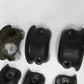 6-Drag Specialties Black Clutch or Brake Control Clamp Halves for Harley 08-17