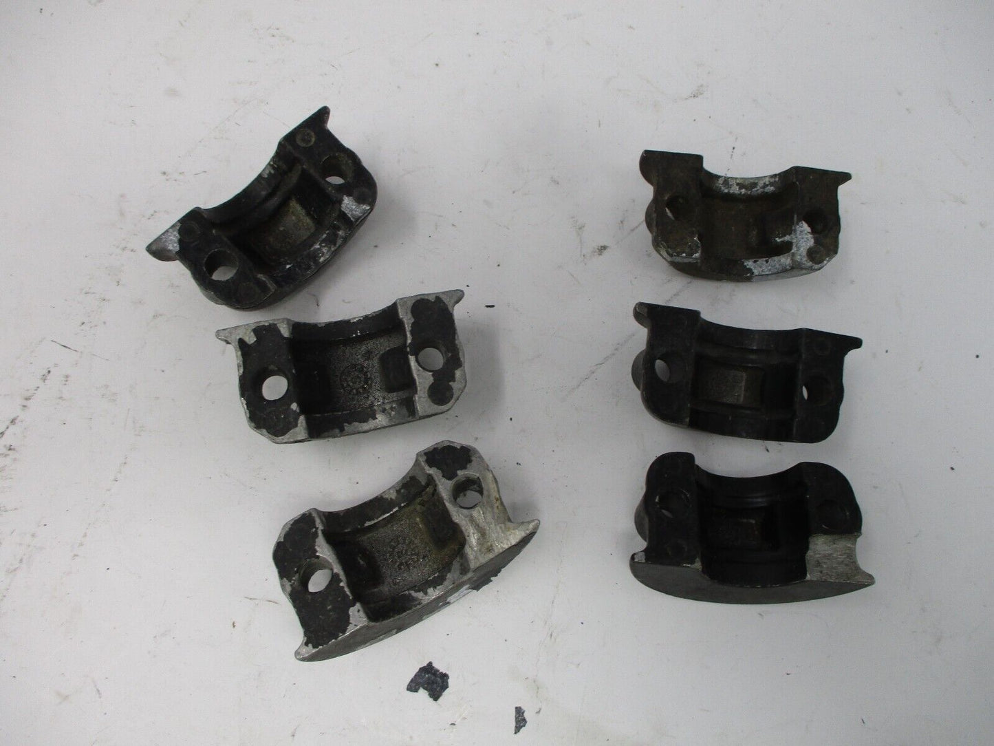 6-Drag Specialties Black Clutch or Brake Control Clamp Halves for Harley 08-17