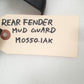 2007 BUELL XB12X ULYSSES REAR FENDER MUD GUARD M0550.1AK