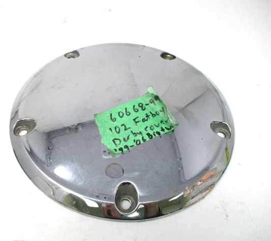 1225 02 HARLEY-DAVIDSON ROAD KING CHROME PRIMARY CLUTCH DERBY COVER
