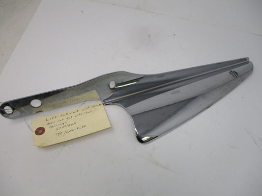 Harley Davidson chrome LEFT! fork mount wind deflectors 5700146A Touring '95-'20