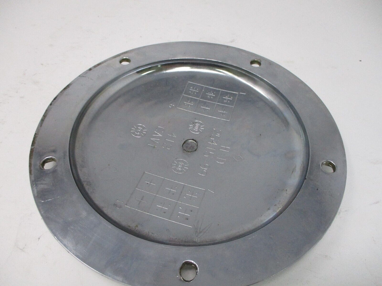 1225 02 HARLEY-DAVIDSON ROAD KING CHROME PRIMARY CLUTCH DERBY COVER