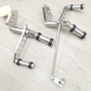 Silver Forward Controls Foot Peg Kits Fit For Harley Dyna Super Glide 2000-2015
