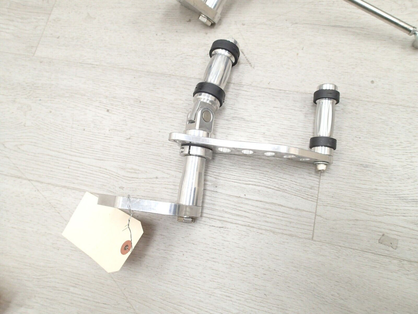 Silver Forward Controls Foot Peg Kits Fit For Harley Dyna Super Glide 2000-2015