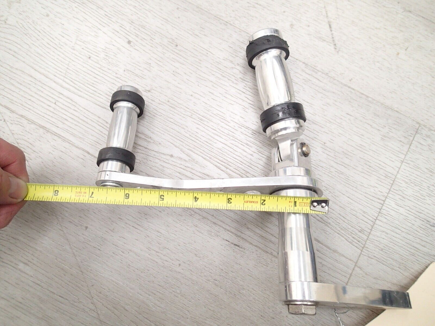 Silver Forward Controls Foot Peg Kits Fit For Harley Dyna Super Glide 2000-2015