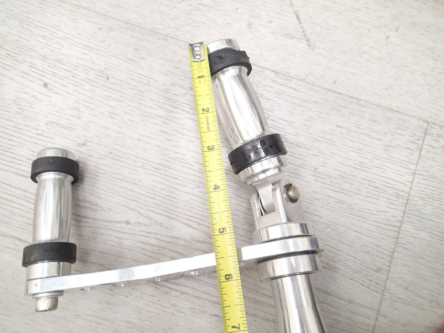 Silver Forward Controls Foot Peg Kits Fit For Harley Dyna Super Glide 2000-2015