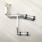 Silver Forward Controls Foot Peg Kits Fit For Harley Dyna Super Glide 2000-2015