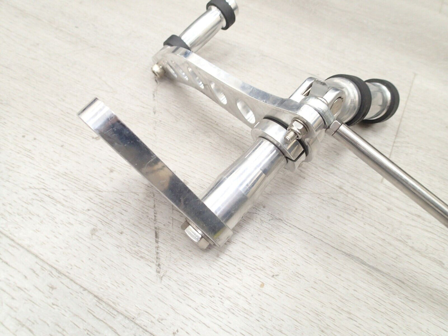 Silver Forward Controls Foot Peg Kits Fit For Harley Dyna Super Glide 2000-2015