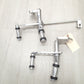 Silver Forward Controls Foot Peg Kits Fit For Harley Dyna Super Glide 2000-2015
